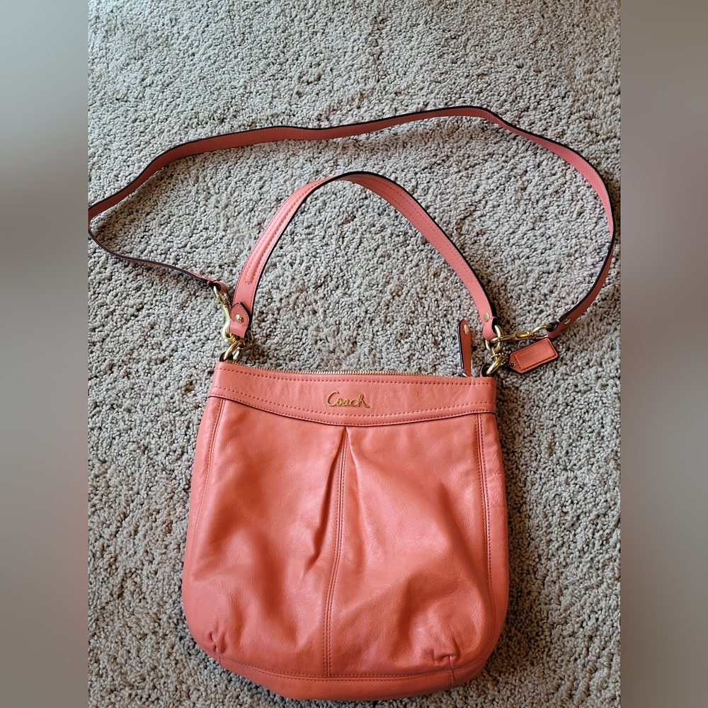 COACH Ashley Pink Shoulder Bag